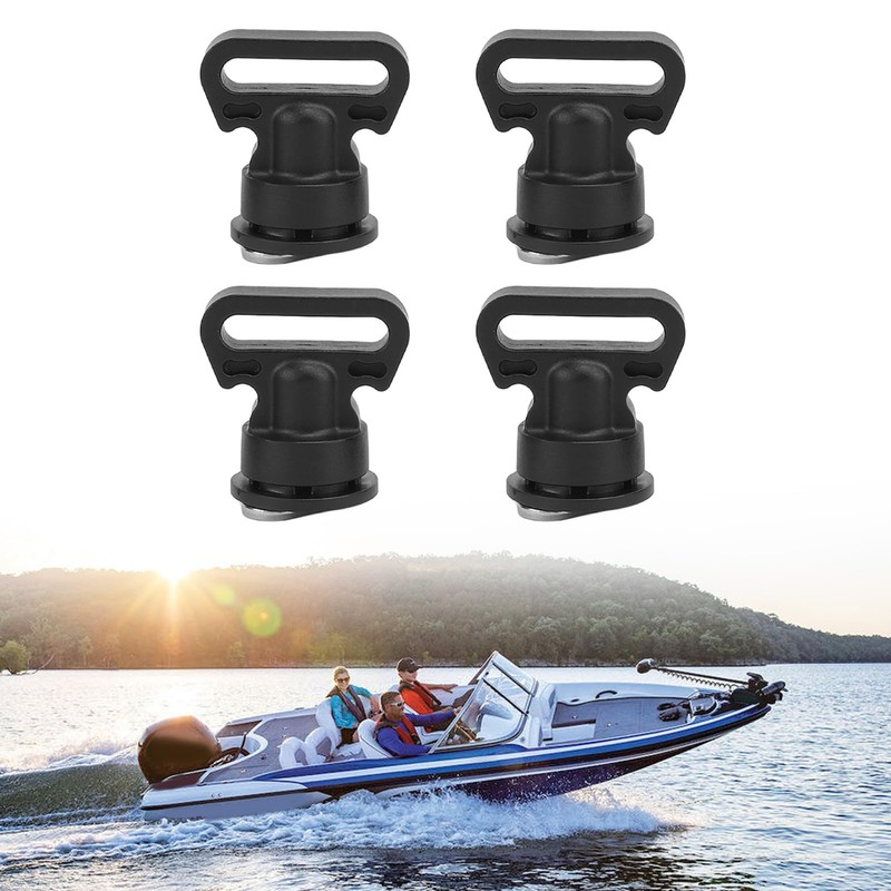 4PCS Tie Downs for Kayak Track Mount, Nylon Track Mount