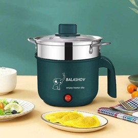 Mini Multi Cooker 1.5L Non-stick Cooking Machine Single/Double Layer Hot Pot Multifunction Electric with Steamer Cooker for Home