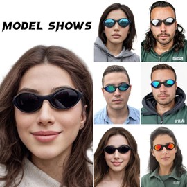 ICARA Sport Polarized Sunglasses for Men and Women All Day Comfort UV400 Protection for Cycling Fishing Driving (Green)