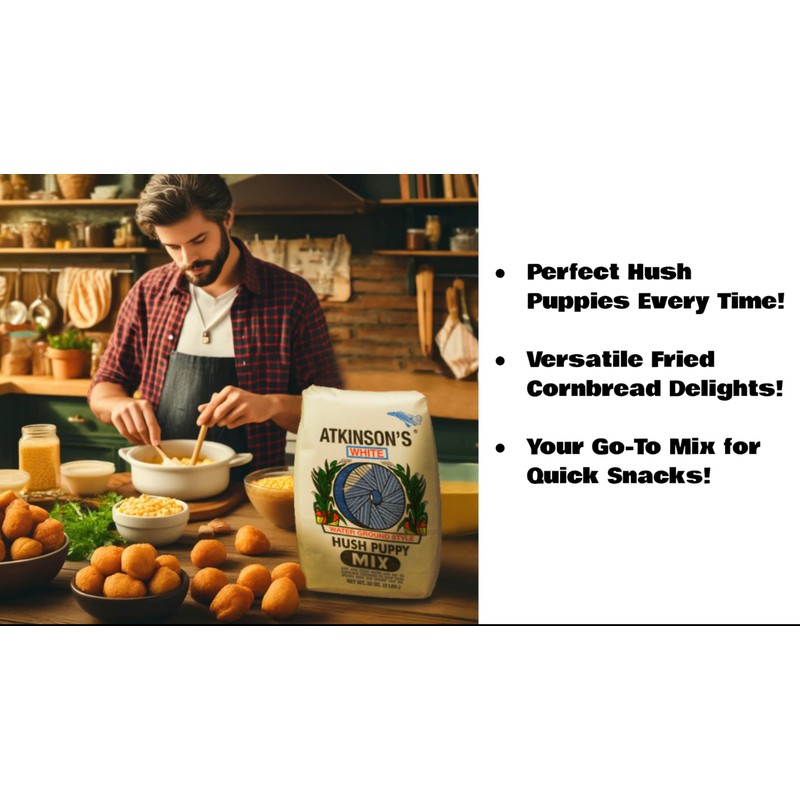 Atkinson's Regular Hush Puppy Mix, 2 lbs Bag - Just