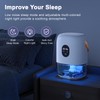 Desktop dehumidifier with 7-color ambient light, 1L (35oz) water tank