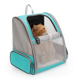LOLLIMEOW Pet Carrier Backpack for Dogs and Cats,Puppies,Fully Ventilated Mesh,Airline Approved,Designed for Travel, Hiking, Walking & Outdoor Use