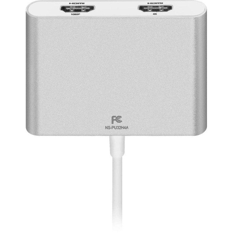 Insignia - USB to Dual HDMI Adapter - Model: NS-PU32H4A