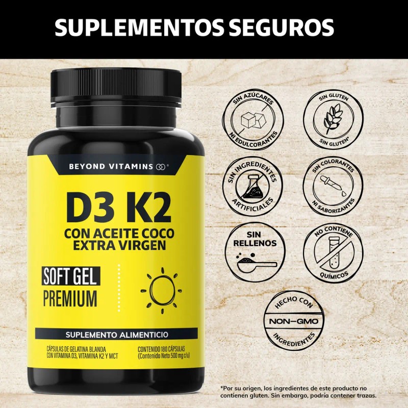 Vitamina Aceite Coco Extra Virgen Mct Trigliceridos Capsulas Cápsula Blanda