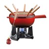 Spring SAAS Fee 18/8 Stainless Steel Fondue Set, Red, 20 cm