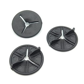 VVO Fasteners- Black Plastic Rear Wheel Arch Lining & Mudguard Clips for Peugeot 2008, 206, 207, 208, 3008, 308, 5008, (Pack of 10)