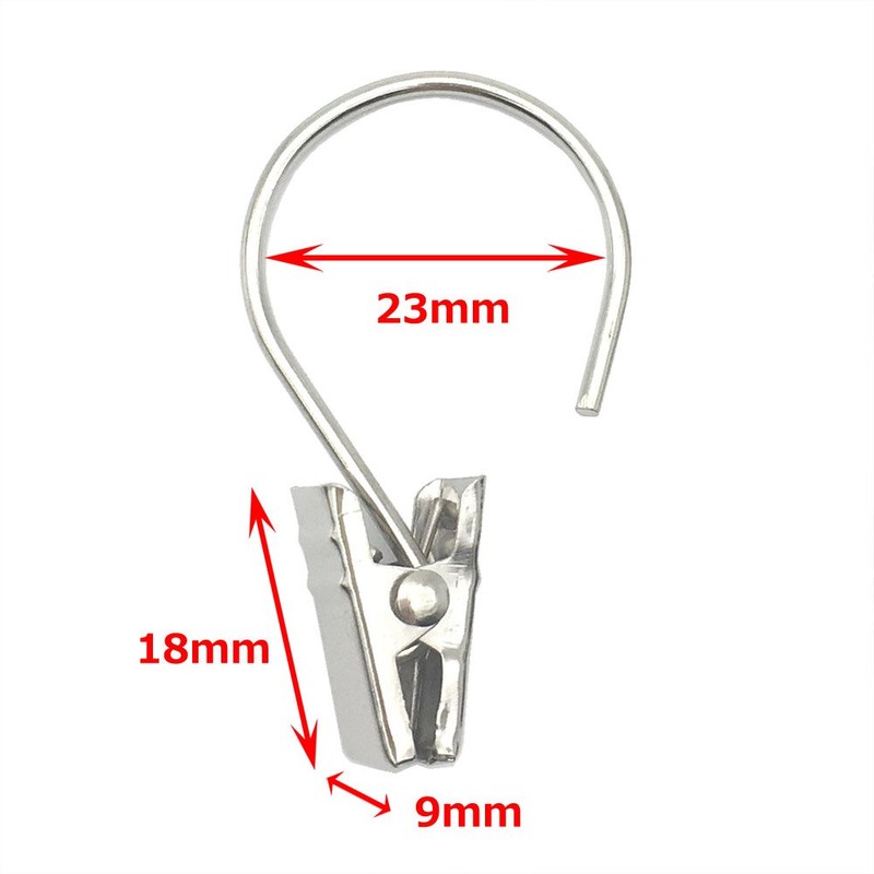 C.M. Curtain Clip Hook for Your Favorite Fabric 26 Piece
