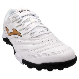 Joma Maxima Adult Turf Soccer Shoe (White/Bronze, us_Footwear_Size_System, Adult, Men, Numeric, Medium, Numeric_12_Point_5)