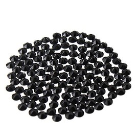 Preciosa Viva Rhinestones - No Hotfix Flatback - Jet - SS20 (5mm) - Choose Your Quantity (72)