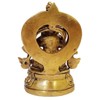 Purpledip Brass Statue Kubera (Hindu God of Wealth & Prosperity):