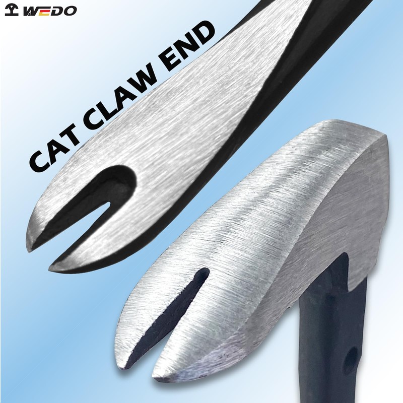 WEDO Pry Bar Set 3PCS,8"+10"+12" Flat Pry Bar,Nail Puller Set,High