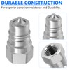 Cplbrb 1/4" Ag ISO 7241-A Hydraulic Quick Connect Tractor Couplers