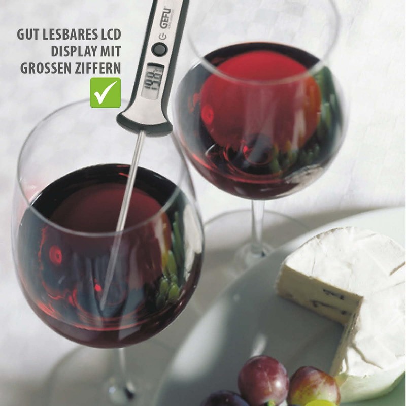 Gefu Scala Meat Thermometer Digital Roasting Thermometer with LCD Display