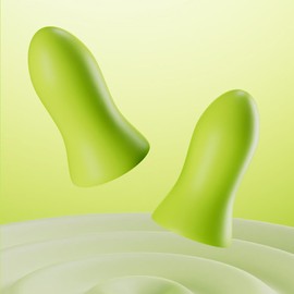 100/200/300 Pair Ultra Soft Foam Earplugs,Free for Auxiliary Silicone Earplugs,for Sleeping/Snoring/Industrial Noise/Outdoor Works,Random Color (1 Box-Random Color, 5 Piar)