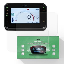 Mogico Motorcycle Accessories Nano Glass Dashboard Screen Protector for Honda CB650R CBR650R CB500R / CB1000 CB500 Hornet / NX500 CB125R 2024+ / ADV350 Forza 350 X-ADV 750 CB750 2025+ (2x Anti Glare)