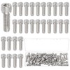LEIFIDE 50 Pcs 1/4-20 x 3/4" Socket Head Cap Screws
