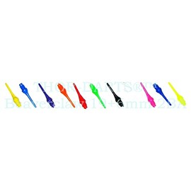 THOR-DARTS Soft Dart Tips Thor Beaverclaw 19 mm + Thread (2BA) in 11 Colours (Pack of 500, Black)