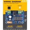 Seloky 10PCS Digital Low Voltage Disconnect Switch 12V-36V DC Over-Discharge
