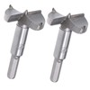 TOP-VIGOR 2Pcs 45mm Forstner Drill Bit Set, Tungsten Carbide Wood