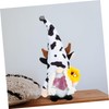 Ciieeo Creative Faceless Cow Gnome Doll Farmhouse Party Decoration Skin