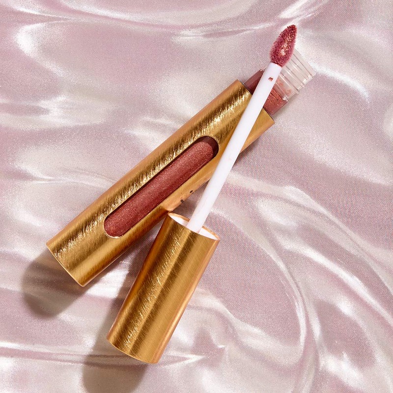 GrandeLIPS Plumping Liquid Lipstick, Metallic Semi-Matte, Raspberry Daiquiri