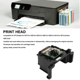 Tbest 5520 print head, print head 3520, print head 3520, HP 4620 printer head replacement printer accessories, print head ABS print head replacement for Deskjet 3070 for 3520 for 5525 for 4620 for