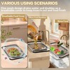 Over the Sink Colander - 6QT Strainers and Colanders -