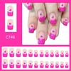 Valentines Press on Nails Medium Square Pink Fake Nails with