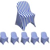 YOUR CHAIR COVERS - 6 Pack Stretch Spandex Folding Chair