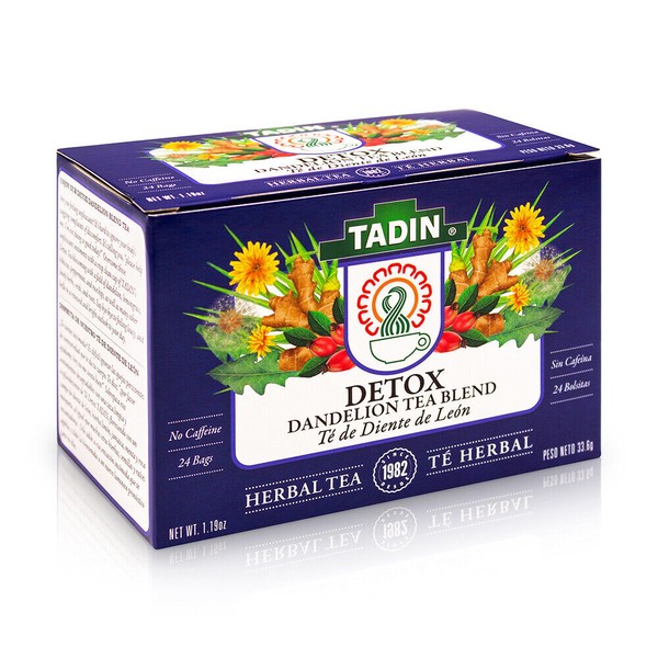 TADIN DETOX WITH DANDELION ROOT TEA WITH 24 BAGS 