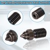 sourcing map 6 Pcs 0.6mm 3D Printer Extruder Nozzles 1.75mm