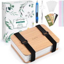 Suziko Professional Flower Press Kit 6 Layers 6.3 x 8.3 inch , Flower Pressing Kit for Adults Kids, Great Gift for Daughter