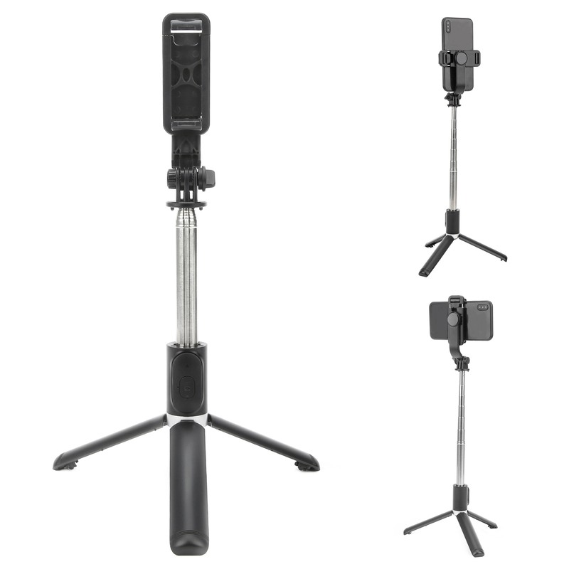 Q02 Telescopic Phone Selfie Stick Tripod MultiFunctional Remote Control Selfie