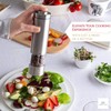 Electric Salt and Pepper Grinder - Battery Operated Stainless Steel