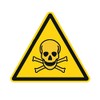 Warning Sign W016 - Warning of Toxic Substances - Foil
