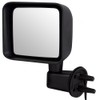 Brock Replacement Driver Side Power Mirror Textured Black Foldaway with