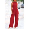 PRETTYGARDEN Womens Summer Jumpsuits Dressy Casual One Piece Outfits Sleeveless