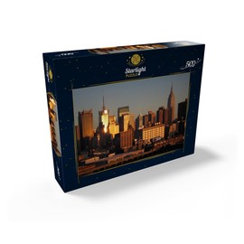 MyPuzzle View Over Hudson On Manhattan, New York City, New York, USA - Premium 500 Piece Jigsaw Puzzle for Adults