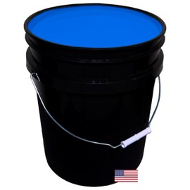 milo UV Neon Blue Washable Party Paint | 5 Gallon Bucket | Bulk Fluorescent Party Paint for Rave, Events, Concerts | Glows UV in Black Light | Made in USA | Safe for Skin, Washable, and Non Toxic