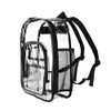 Clear Backpack Stylish Large Capacity Waterproof PVC Transparent Backpack for
