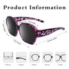 TINHAO Square Oversized Polarized Fit Over Sunglasses Over Glasses with