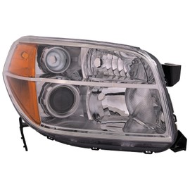 HEADLIGHTSDEPOT Halogen Headlight Right Passenger CAPA Certified Compatible With Honda Pilot 06-08 All models