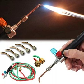 Cherish XT Jewelry Micro Mini Gas Little Torch with 5 Tips Welding Soldering Torches kit...