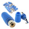 kenable Phono RCA Socket Audio or Video Solder Termination BLUE
