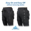 Skating Spirit Zip-on Zip-Off Padded Shorts Protective Crash Pants Tailbone