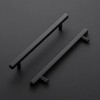 Ravinte 10 Pack Matte Black Cabinet Pulls 7-1/2 inch Black