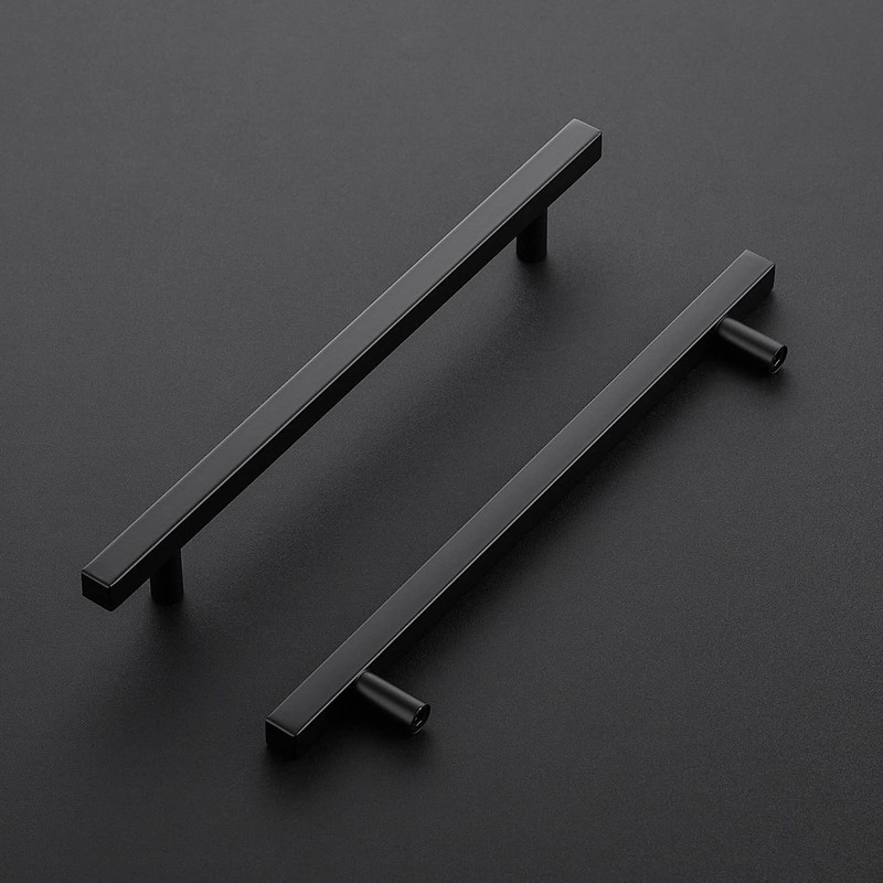 Ravinte 10 Pack Matte Black Cabinet Pulls 7-1/2 inch Black