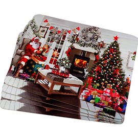 The Leonardo Collection LP52043 Christmas Macneil Santa Place Mats (Set of 4)