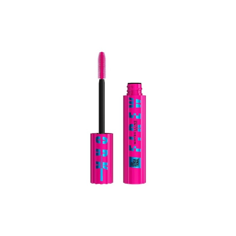 Maybelline NY Lash Sensational Firework, Máscara de Pestañas Waterproof con