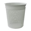 JVL Droplette Design Plastic Bin, 12L, 30 x 29cm Approx,